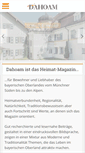 Mobile Screenshot of dahoam-magazin.de